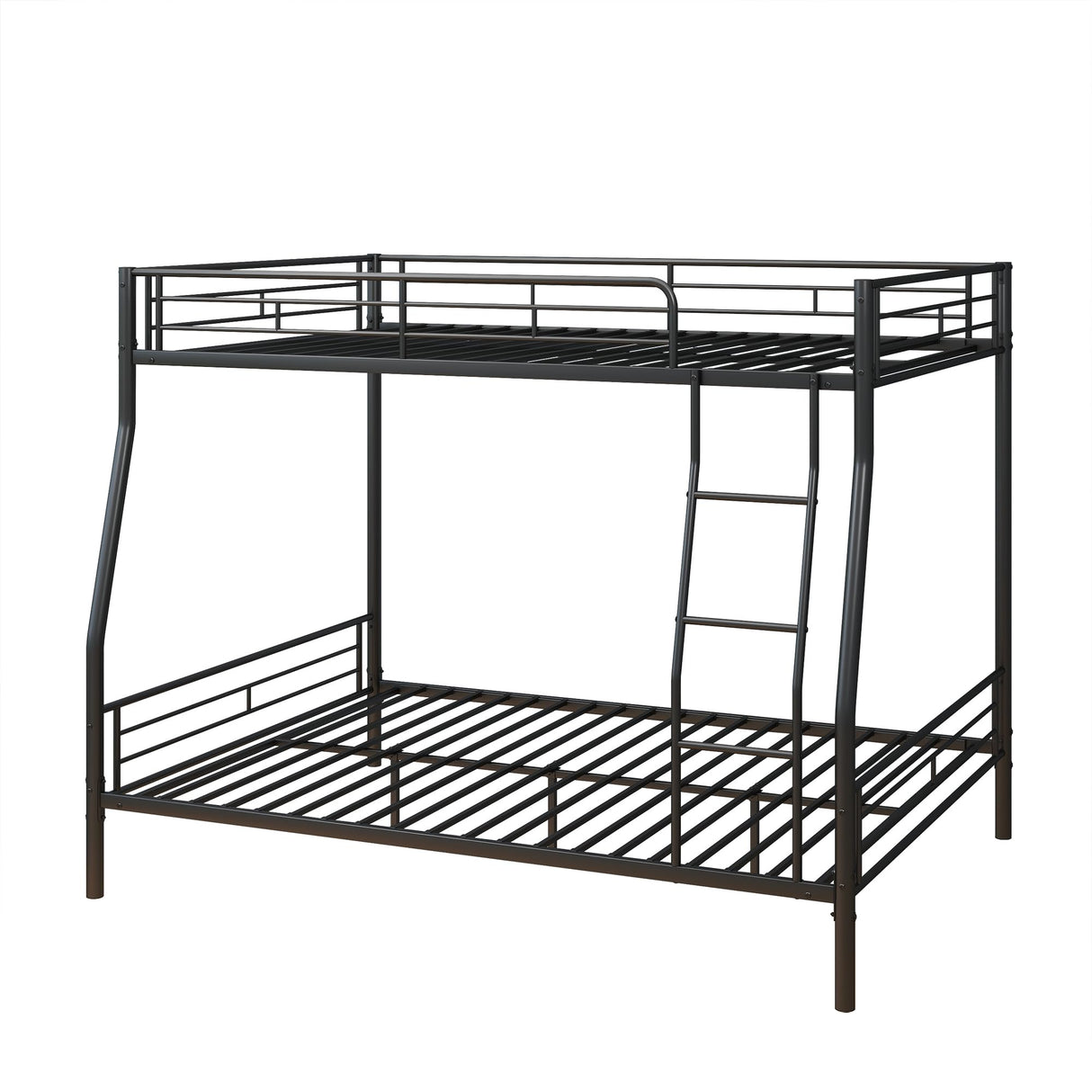 Bellemave Full Over Queen Bunk BedFrame, Heavy Duty Metal Bunk Bed Frame for Adults,Kids, Black Bellemave