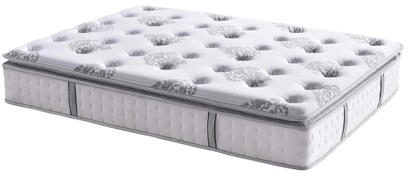 Classic Brands Mercer Cool Gel Memory Foam and Innerspring Hybrid 12-Inch Pillow Top Mattress, Mattress in a Box, California King