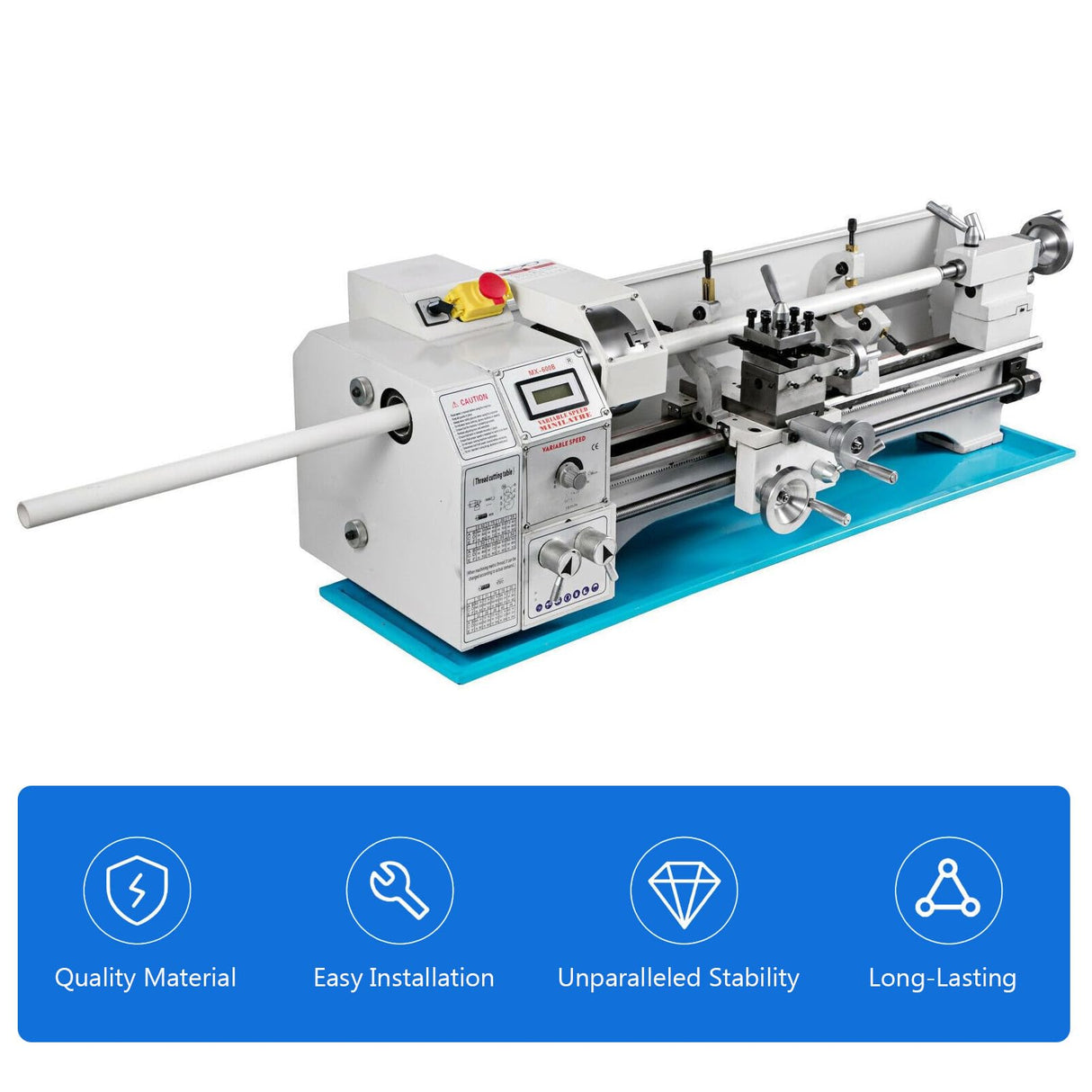 Lathe Center Rest, Metal Fixed Mini Lathe Steady Rest with 3 Contacts, Woodturning Steady Rest MultifunctionalLathe Stabilizer Fixed for 0618 CJ18 CJ0618A 7x12 7x14 0618 3B Xiuganpo