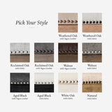 Maven Lane Adrien Backless Bar Stool – 31 Inch Saddle Seat with Footrest – Natural Solid Wood Frame & Natural Fabric Upholstery – Ideal for Bars, Pub Tables & Tall Kitchen Counters Maven Lane