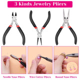 Shynek Jewelry Making Supplies Kits for Adults with Jewelry Making Tools, Earring Charms, Wires, Findings and Helping Hands for Jewelry Making and Repair shynek