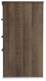 Signature Design by Ashley Juararo Rustic 2 Drawer Nightstand, 29.21" Tall, Dark Brown Signature Design by Ashley