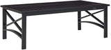 Crosley Furniture Kaplan Weather Resistant Metal Outdoor Coffee Table for Patio, Deck, Porch, Oiled Bronze Crosley Furniture