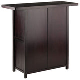 Winsome Macon Bar Wine Cabinet, Espresso Winsome