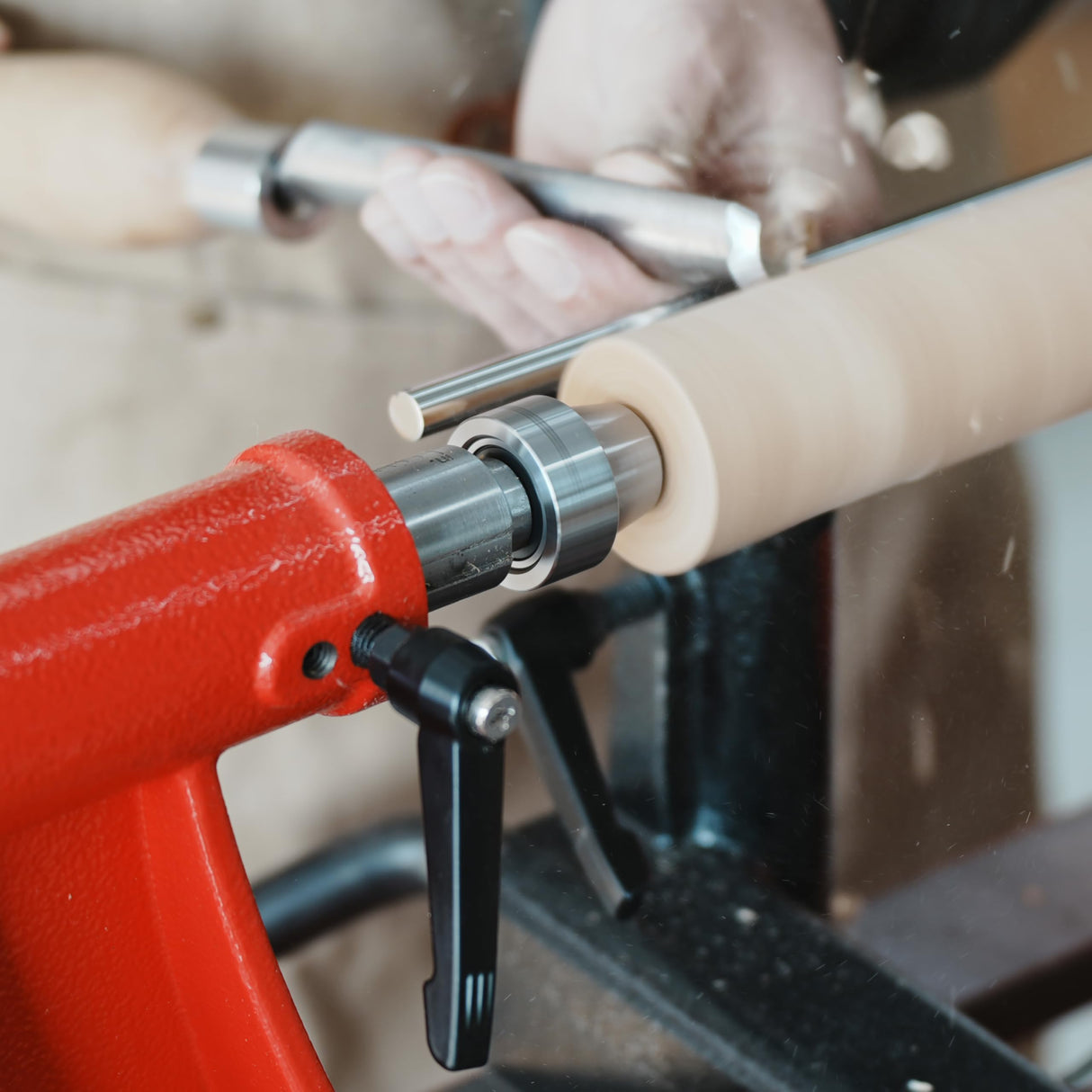 BMWOOD Live Cup Center MT2 with Diameter 33mm for Woodturning Lathe Tailstock Center. BMWOOD