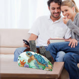 DIY Diamond Painting Storage Box – Sea Turtle Swimming Through Ocean, 5D Diamond Art Rhinestone Mosaic Craft Organizer for TV/AC Remotes, Makeup Brushes & Desk Supplies AiYuanzsh