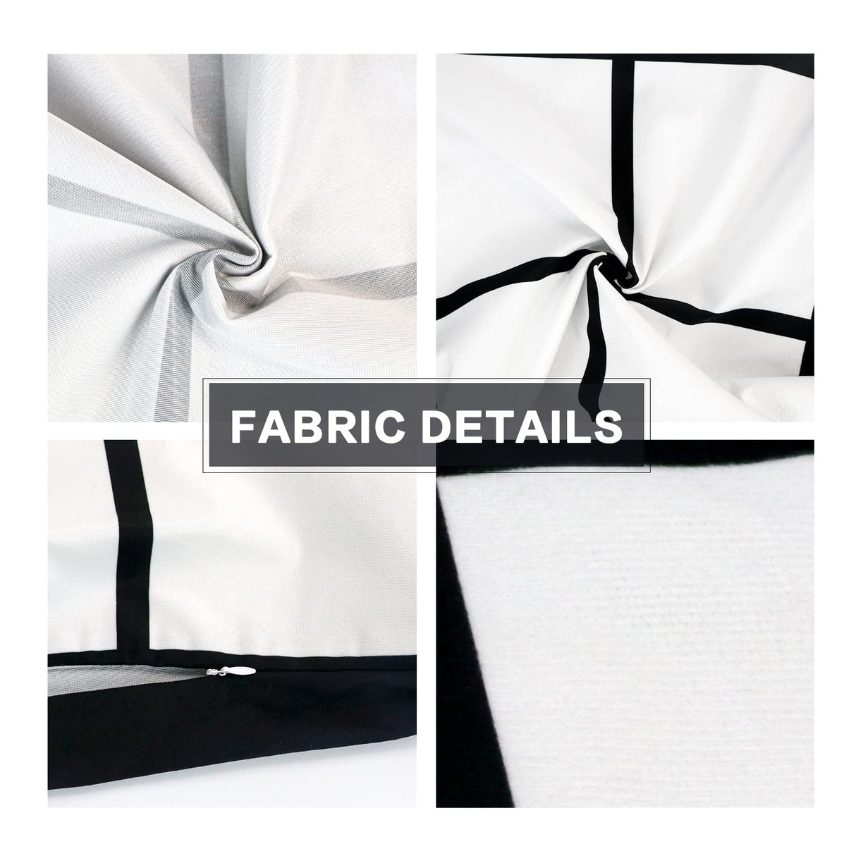 MAIKESUB 4 Pcs Sublimation Blank Lattice Pillow Cases Cushion Cover Throw Pillow Covers for Sublimation Printing 15.7 x 15.7 Inch with Invisible Zippers DIY No Pillow Insert 9 Panel MAIKESUB