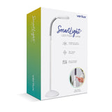 Verilux SmartLight Full Spectrum LED Modern Floor Lamp with Adjustable Brightness, Flexible Gooseneck and Easy Controls - Reduces Eye Strain and Fatigue - Ideal for Reading, Artists, Craft (White) Verilux