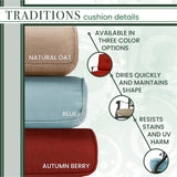 Hanover Traditions 9-Piece Outdoor Dining Set with Tan Cushions, 8 Swivel Rockers and Tempered Glass Square Dining Table, All-Weather, Rust-Resistant Aluminum Patio Dining Set for 8 Hanover