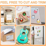 Printable Sticker Paper for Inkjet Printer, 40 Sheets 8.5" x11” Matte Sticker Printer Paper Full Sheet Labels, Sticker Paper for Printer Sticker Labels, for Laser/Inkjet Printers, Letter Size Joyberg