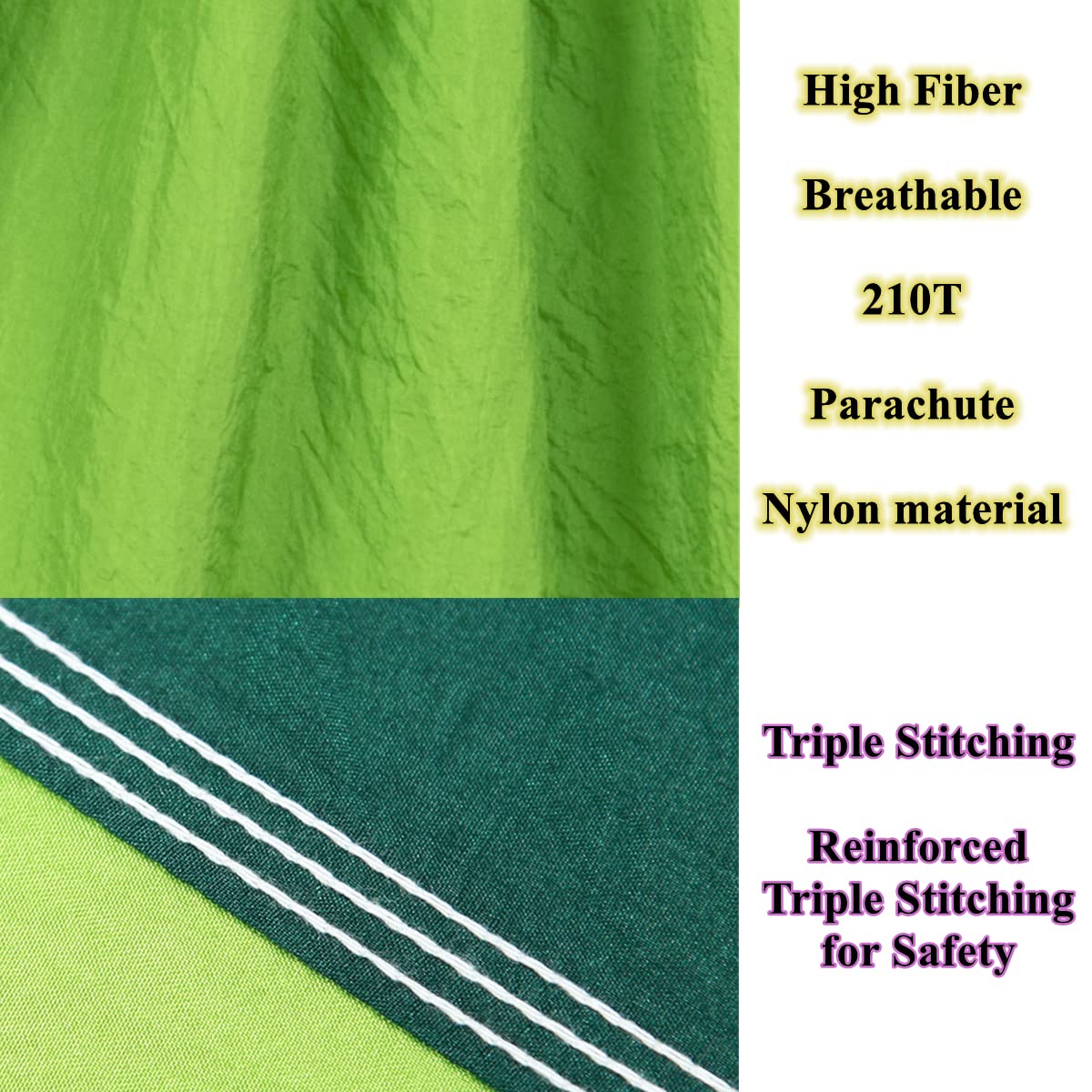 Camping Hammock Double & Single Portable Hammocks Ultralight Nylon Parachute Hammocks with 2 Tree Straps for Backpacking, Travel, Beach, Backyard, Camping, Hiking (Medium, Camouflage) LXHBYCXG