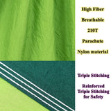 Camping Hammock Double & Single Portable Hammocks Ultralight Nylon Parachute Hammocks with 2 Tree Straps for Backpacking, Travel, Beach, Backyard, Camping, Hiking (Medium, Camouflage) LXHBYCXG