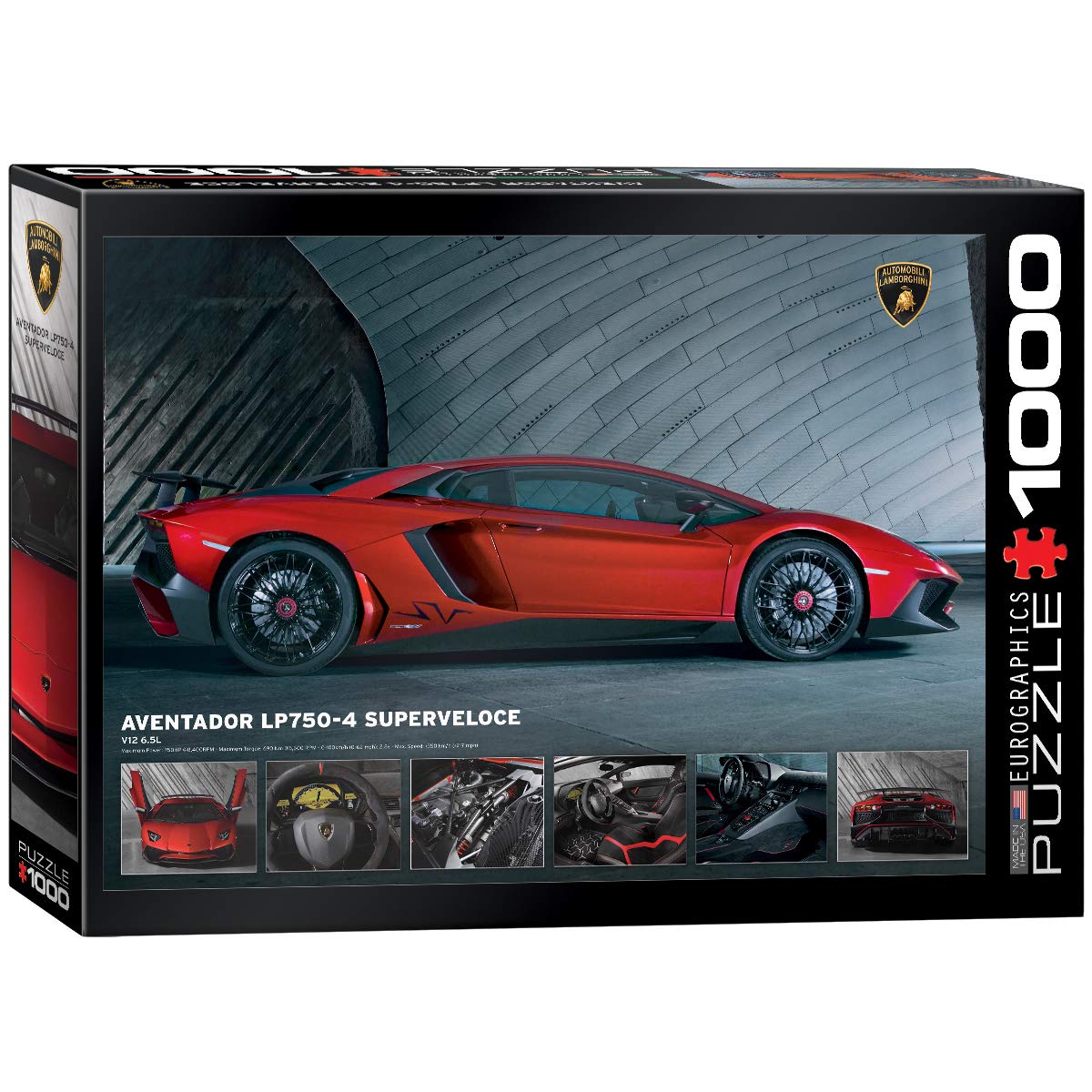 EuroGraphics Lamborghini Aventador 750 4 SV Puzzle (1000 Piece)