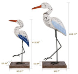 SAILINGSTORY Wooden Sea Bird Figurine and Statue Seagull Decor Sculpture Nautical Coastal Beach Decor HOME DECOR SAILINGSTORY