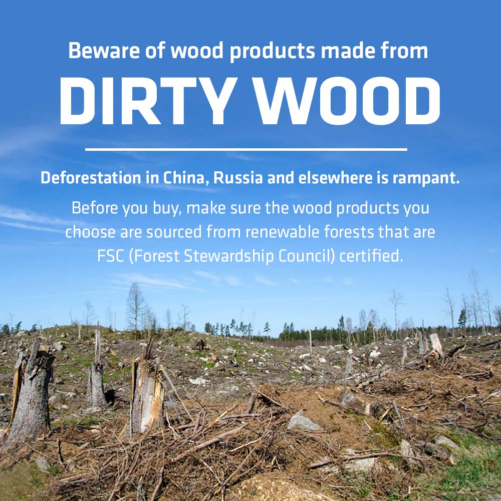 Disposable Wooden Cutlery Set - 100% Home Compostable - 100 Mix - (40 Forks, 40 Spoons and 20 Knives) 6.5", Bamboo Utensils Alternative, Eco-Friendly, Organic, Sustainable and Carbon Neutral Certified WOODABLE