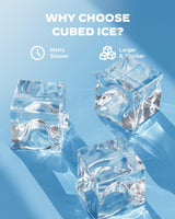 Silonn Ice Makers Countertop, 44lbs Per Day, 2 Ways to Add Water, Auto Self-Cleaning, Stainless Steel Ice Machine for Home Office Bar Party Silonn