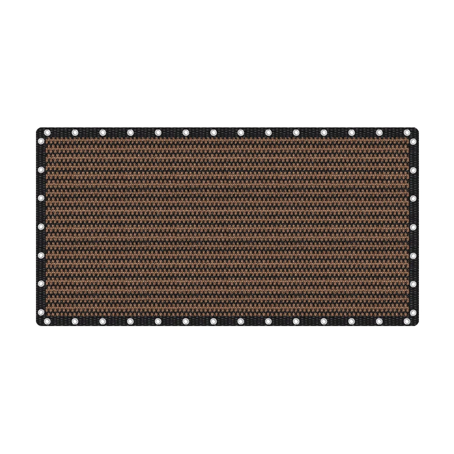 VICLLAX Shade Fabric Sun Shade Cloth Privacy Screen with Grommets for Patio Garden Pergola Cover Canopy 10x20 FT, Mocha - WoodArtSupply