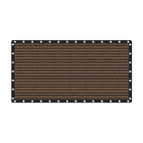 VICLLAX Shade Fabric Sun Shade Cloth Privacy Screen with Grommets for Patio Garden Pergola Cover Canopy 10x20 FT, Mocha VICLLAX