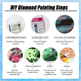 XIAOPAIZAI 5D Diamond Art Kits for Adults - Sun and Moon Diamond Painting Kits for Adults Beginner,DIY Fantasy Round Full Drill Paintings with Diamonds Gem Art for Home Wall Decor Gifts 11.8x15.7inch XIAOPAIZAI