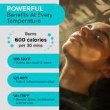 Portable Sauna Blanket with Bonus Cotton Insert Towel - V2.0 Major Upgrades! Premium Far Infrared Sauna Blanket for Detoxification - Sauna Blanket Infrared Saunas for Home with 85-185℉ Temp Range REVIIV