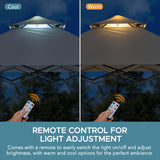 SUNJOY 5 x 8 ft. Grill Gazebo Pop Up Double Tiered Outdoor Gazebo Standing-Height Canopy with Magnetic LED Light, Adjustable Ceiling Height, for BBQ,Picnics, Outdoor Events, Gray Sunjoy