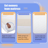 5/6/8/10/12-inch Gel Memory Foam Queen Size Mattresses in A Box Lucid Mattress for Cool Sleep & Pressure Relief Quee Size Mattresses Medium Firm Mattress,CertiPUR-US 80×60×12，White Yewuli