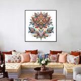 Stalente Diamond Painting Kits for Adults Flower, 5D Special Shape Diamond Art Kits for Beginners, Crystal Rhinestones Diamond Painting for Home Wall Decoration Gift 12×12inch, Lotus Stalente