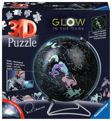 Ravensburger Puzzle-Ball Starglobe with Glow-in-The-Dark Edition: 180 Piece 3D Jigsaw Puzzle for Kids 11544 - Easy Click Technology Means Pieces Fit Together Perfectly Ravensburger