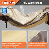 Patio Furniture Covers Waterproof for Table and Chairs, Rectangular Outdoor Furniture Set Cover, Anti-Fade, Tear/Water Resistant Patio Furniture Set Covers, 110"L x 84"W x 28"H Kikcoin