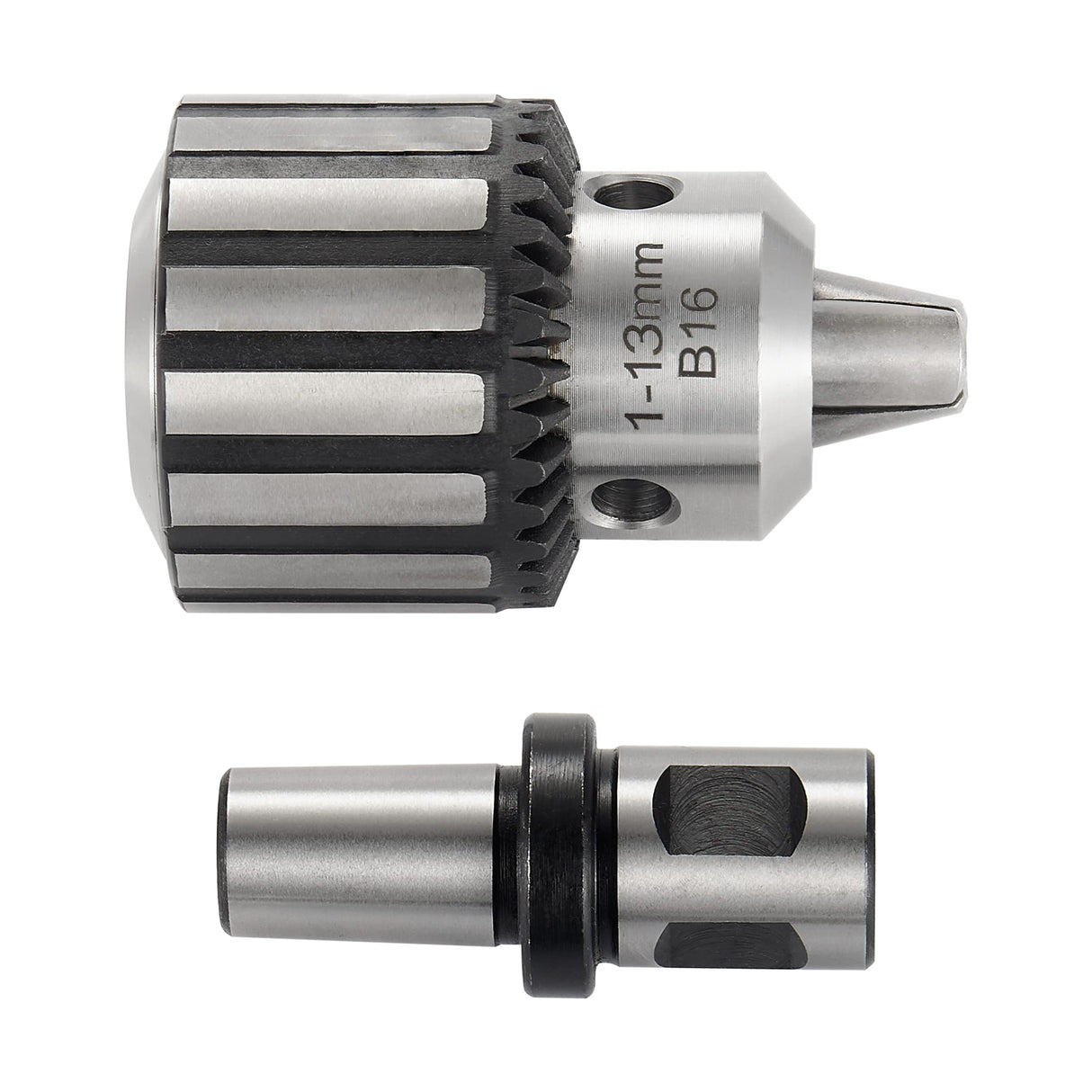 Eumtenr HD Chuck HEAVY DUTY 1/2" (13mm) Magnetic Drill Chuck with 3/4" Weldon Shank Adapter Key Type Chuck Converter Tool for Drill Press (B16) Eumtenr