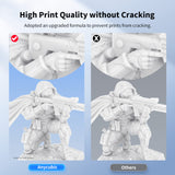 ANYCUBIC Water Washable 3D Printer Resin, 405nm High Precision UV-Curing 3D Resin, Low Shrinkage Standard Photopolymer Resin for 8K Capable LCD DLP Resin 3D Printer Printing (White, 500g) ANYCUBIC