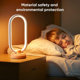 LONRISWAY Modern Desk lamp LED Wood Table Lamp, Bedroom Bedside Night Light, Dimmable Led Lighting, Creative Home Decor, Unique House warmging Gift LONRISWAY