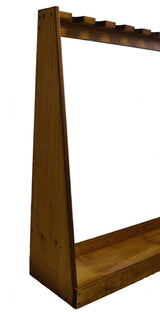 Evans Sports Seven-Gun Wooden Standing Floor Gun Display Rack Evans Sports