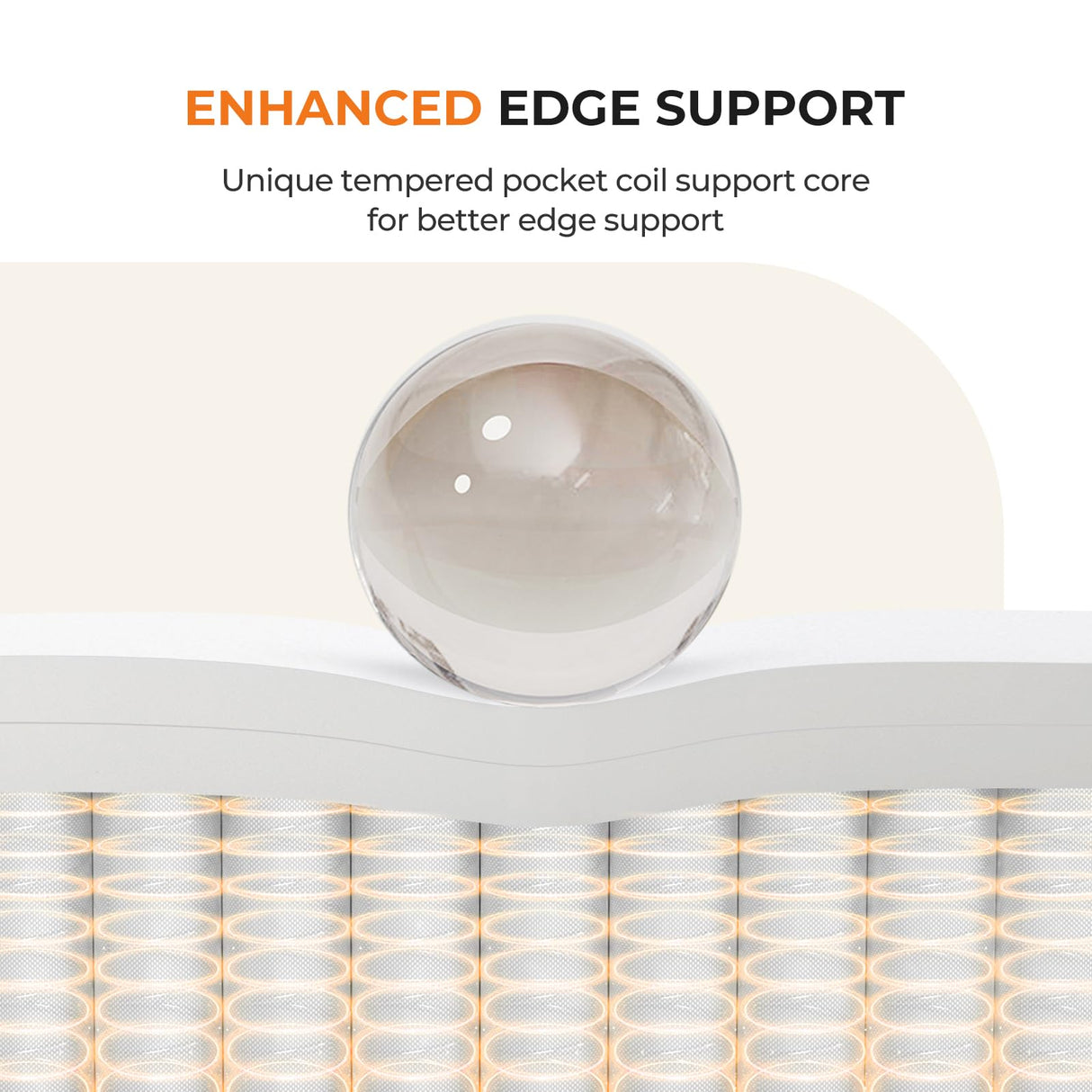 Sweetnight Queen Mattress for Plush Body Support, 10 Inch Hybrid Mattress in a Box with Comfort Foam & Pockect Springs, Queen Size Mattresses by CertiPUR-US Certified Sweetnight