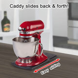 Bruvoalon Kitchen Appliance Sliding Tray, Slider for Coffee Pot, Coffee Maker, Toaster, KitchenAid Mixer, Blenders and Air Fryer, Coutertop with Rolling Wheels (3 Pack) Bruvoalon