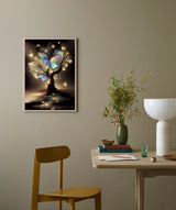 AIBOERL Diamond Art Kits for Adults,Glitter Tree 5D Diamond Painting Kits for Adults,Diamond Painting Diamond Art with Full Drill Diamond Dots DIY Gem Crafts Kits for Home Decor Gift-12x16in AIBOERL