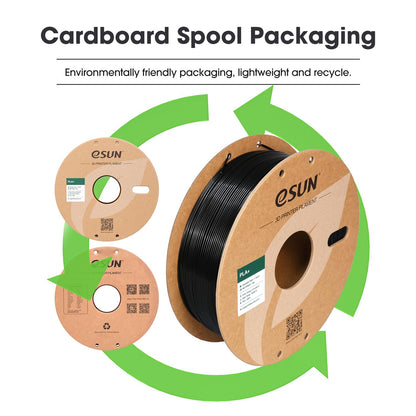 eSUN PLA+ Filament 1.75mm, 3D Printer Filament PLA Plus, Dimensional Accuracy +/- 0.03mm, 1KG per Spool, 2 Spools 3D Printing Filament, Bone White - WoodArtSupply