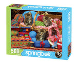 Springbok's 500 Piece Jigsaw Puzzle Sew Cute - Made in USA Springbok