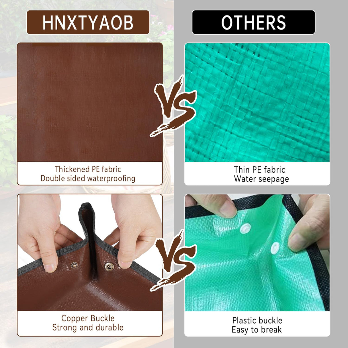 HNXTYAOB 39"x 31" Large Repotting Mat for House Plant Transplanting and Potting Soil Control Portable Gardening Tray Plant Gifts for Plant Lovers HNXTYAOB