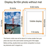 LUCKYLIFE 8x10 Picture Frame Distressed White for Wall Mounting or Tabletop Display, 2 Pack LUCKYLIFE