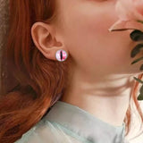 TOAOB 300pcs Sublimation Blanks Stud 10mm Stainless Steel Blank Set with Blanks Bezel Trays Sublimation Blanks Glass Cabochons Setting Earring Backs and Stickers for DIY Jewelry Findings TOAOB THE ONE AND ONLY BABY