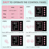 Slendor 5 in 1 Heat Press Machine 12x15 Inch T-Shirt Pressing Machine 360° Swing Away Sublimation Heat Press Digital Heat Transfer with 11OZ Tumbler Press, Multifunction Combo for Hat Cap Mug Plate Slendor