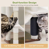 Globlazer W66 Cat Tree Tall 66-inch Modern Cat Tower for Indoor Cats Aesthetic Cat Tree with 4 Scratching Posts, 5 Washable Removable Cushions, Cat Furniture Globlazer