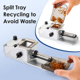 Electric Cigarette Rolling Machine, Automatic Cones Loader, Mini Portable Pre Rolled Cones Filling Maker, Automatic Roller, 308D Silver ASKJHKD