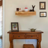 Hidden Gun Storage Shelf-14.4" x 7.7" x 2.75" Rustic Concealment Shelf Concealment Compartment Furniture Hidden Gun Safe Wall Decor for Home Security, Oak Color Dononr