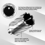 SALI Annular Cutter Diameter 1-1/2 Inch with Weldon Shank 3/4" (with 2 Flats) Cutting Depth 2" Mag Drill Bit for Magnetic Drill Press HSS Fully Ground Drill with One 1/4"*4" Pilot Pin SALI