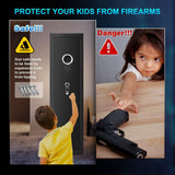 EMAXEE 4-5 Rifle Gun Safe, Gun Cabinet for Home Rifle and Pistols with Upgraded Digital Keypad and LED Light, Quick Access Gun Safes & Cabinets with Removable Shelf and Rifle Racks EMAXEE