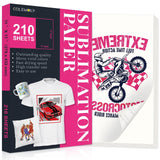 Colemoly Sublimation Paper 11x17, 210 Sheets 125g Heat Transfer Paper Use with Thermal Sublimation Transfer Ink and Any Inkjet Printers for Ceramic Mug, Polyester T-shirt, Cell Phone Case Colemoly