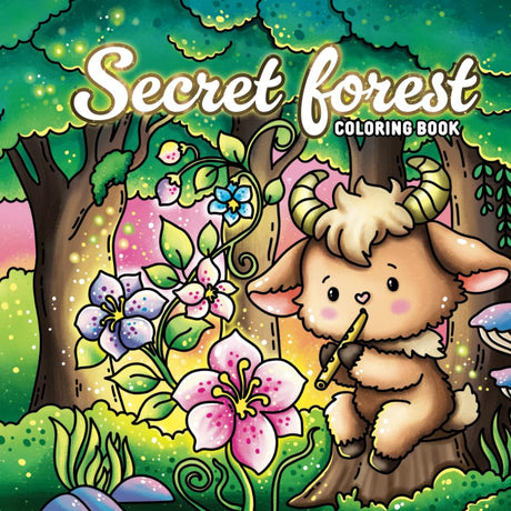 Secret Forest Coloring Book: A Magical Coloring Adventure with Enchanting Forest Spirits, Fairies, Woodland Creatures, and Animals – 43 Unique Illustrations for All Ages WoodArtSupply