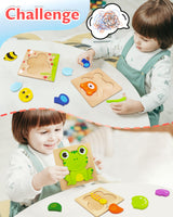 Bekayshad Wooden Puzzles Toddler Toys Gifts for 1 2 3 Year Old Boys Girls, 4 Pack Animal Jigsaw Puzzles Montessori Toys, Learning Educational Christmas Birthday Gifts for Girls Boys Ages 1-3 Bekayshad